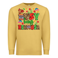 Antique Gold too busy being hermosa Premium Sweatshirt - LillyAllenDesigns