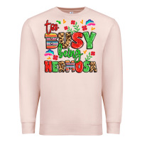 Pale Pink too busy being hermosa Premium Sweatshirt - LillyAllenDesigns