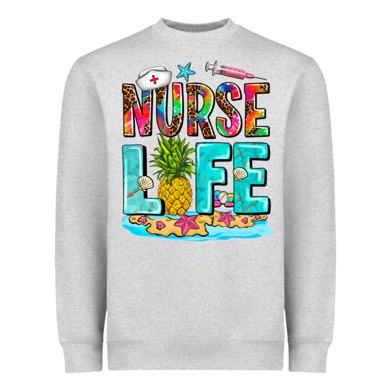 Nurse Life Summer Heavyweight Sweatshirt by AdoDesignShop | Teevron