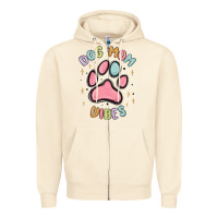 Sandshell dog mom vibes Zipper Hoodie - MaliasSmallBusiness