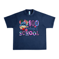 Navy 100 days of school Urban Heavy Tee - AdoDesignShop