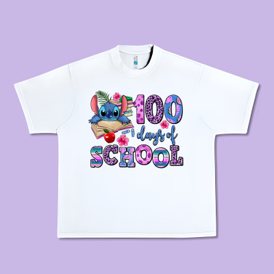 100 Days Of School Urban Heavy Tee Designed By Adodesignshop