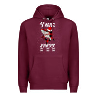 Burgundy Nonna Shark Doo Doo Premium Hoodie - Bettercallsaul