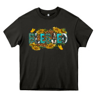 Asphalt blessed Heavy Core Tee - texasbilliewilder
