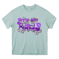Arona purple its my birthday Heavy Core Tee - Zillion Design Studio