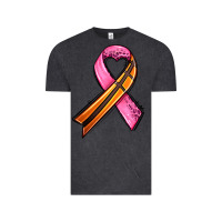 Vintage Black breast cancer sport ribbons Vintage Tee - AdoDesignShop