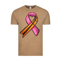 Vintage Coffee breast cancer sport ribbons Vintage Tee - AdoDesignShop