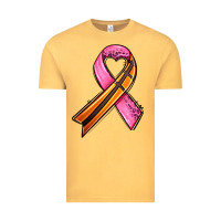 Vintage Mustard breast cancer sport ribbons Vintage Tee - AdoDesignShop