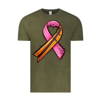 Vintage Olive breast cancer sport ribbons Vintage Tee - AdoDesignShop
