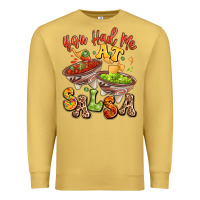 Antique Gold you had me at salsa Premium Sweatshirt - LillyAllenDesigns