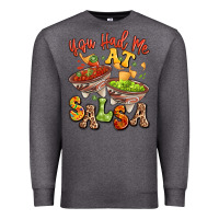 Charcoal Heather you had me at salsa Premium Sweatshirt - LillyAllenDesigns