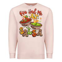 Pale Pink you had me at salsa Premium Sweatshirt - LillyAllenDesigns