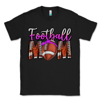 Black Football Mom Classic Tee - CowhideDigitalArt
