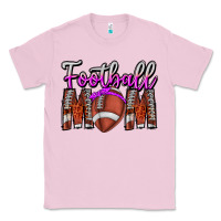 Bubblegum Pink Football Mom Classic Tee - CowhideDigitalArt
