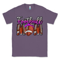 Lavender Football Mom Classic Tee - CowhideDigitalArt