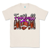 Natural Football Mom Classic Tee - CowhideDigitalArt