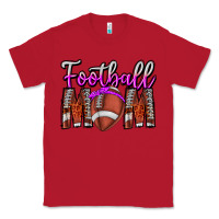 Red Football Mom Classic Tee - CowhideDigitalArt