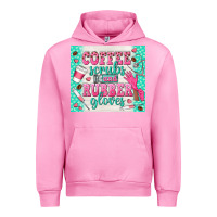 Fuchsia Pink coffee scrubs and rubber gloves Urban Hoodie - TumblerDesignByShophia
