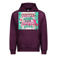 Mauve Wine coffee scrubs and rubber gloves Urban Hoodie - TumblerDesignByShophia