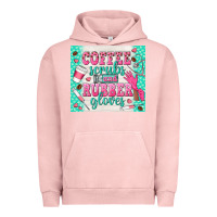 Pigment Salmon coffee scrubs and rubber gloves Urban Hoodie - TumblerDesignByShophia