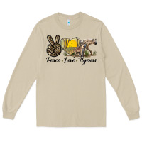 Mushroom Peace Love Hyenas Long Sleeve Tee - LillyAllenDesigns