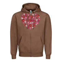 Chestnut dog valentine Zipper Hoodie - MaliasSmallBusiness