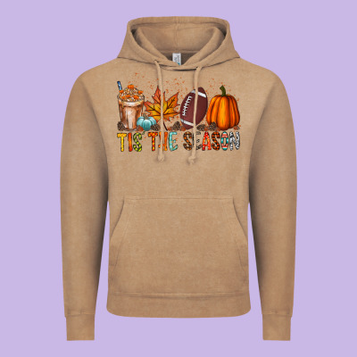 Tis The Season Vintage Hoodie Designed By Racoondesign