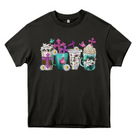 Asphalt blessed coffee cups Heavy Core Tee - texasbilliewilder