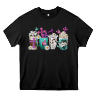 Black blessed coffee cups Heavy Core Tee - texasbilliewilder