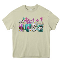 Mossy blessed coffee cups Heavy Core Tee - texasbilliewilder