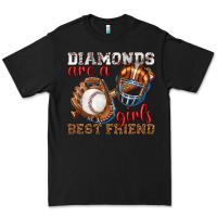 Black diamonds are a girls best friend baseball Premium Tee - texasbilliewilder