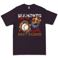 Plum diamonds are a girls best friend baseball Premium Tee - texasbilliewilder