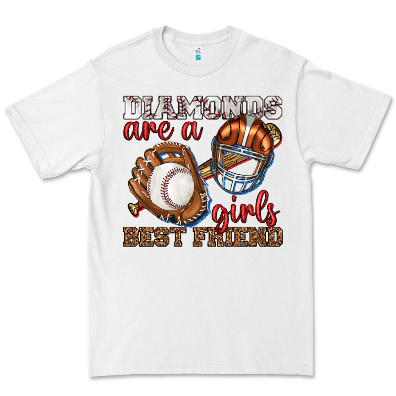 Diamonds Are A Girls Best Friend Baseball Premium Tee by texasbilliewilder | Teevron