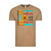 Vintage Coffee sunflower sunshine Vintage Tee - AdoDesignShop