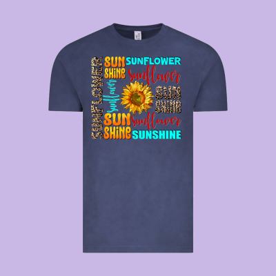 Sunflower Sunshine Vintage Tee Designed By Adodesignshop