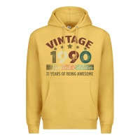 Antique Gold Vintage 1990 Limited Edition 31 Years Of Being Awesome Premium Hoodie - Bettercallsaul