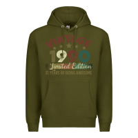 Army Green Vintage 1990 Limited Edition 31 Years Of Being Awesome Premium Hoodie - Bettercallsaul
