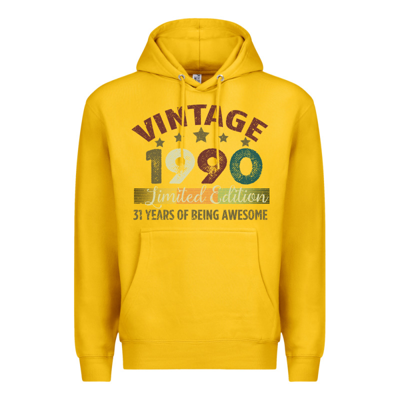 Vintage 1990 Limited Edition 31 Years Of Being Awesome Premium Hoodie by Bettercallsaul | Teevron