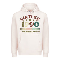 Pale Pink Vintage 1990 Limited Edition 31 Years Of Being Awesome Premium Hoodie - Bettercallsaul