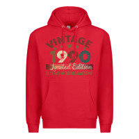 Red Vintage 1990 Limited Edition 31 Years Of Being Awesome Premium Hoodie - Bettercallsaul