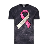 Cloud Black breast cancer sport ribbons Vintage Tee - AdoDesignShop