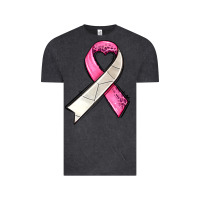 Vintage Black breast cancer sport ribbons Vintage Tee - AdoDesignShop
