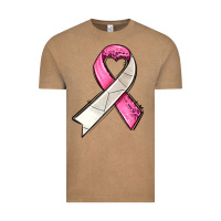 Vintage Coffee breast cancer sport ribbons Vintage Tee - AdoDesignShop