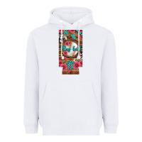 White Play Ball Baseball With Pink Flowers 12 Oz Slim Can Cooler Heavyweight Hoodie - BundleAndBundleShop