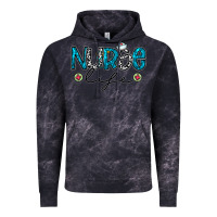 Cloud Black Nurse life Vintage Hoodie - CowhideDigitalArt