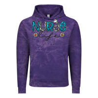 Cloud Purple Nurse life Vintage Hoodie - CowhideDigitalArt