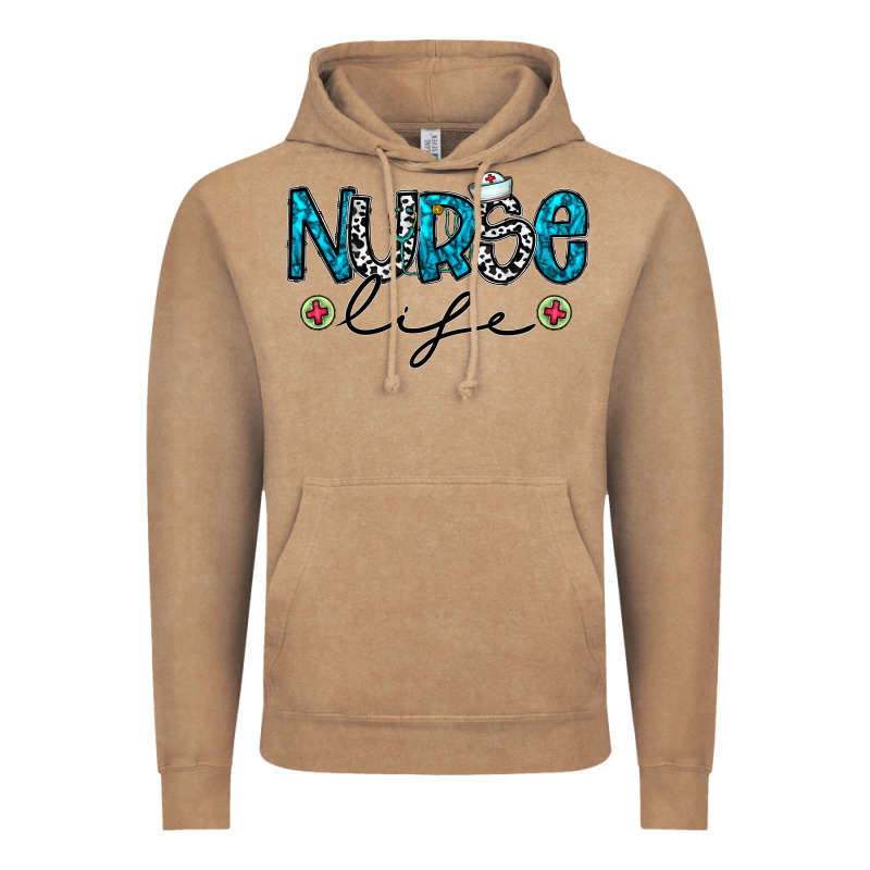 Nurse Life Vintage Hoodie by CowhideDigitalArt | Teevron