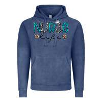 Vintage Denim Nurse life Vintage Hoodie - CowhideDigitalArt