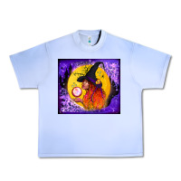Grape Ice witch with crystal ball tumbler Urban Heavy Tee - BundleAndBundleShop