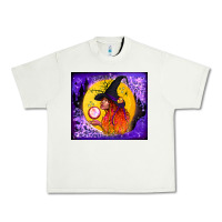 Pistachio witch with crystal ball tumbler Urban Heavy Tee - BundleAndBundleShop